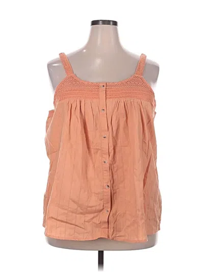 Torrid Sleeveless Blouse In Orange