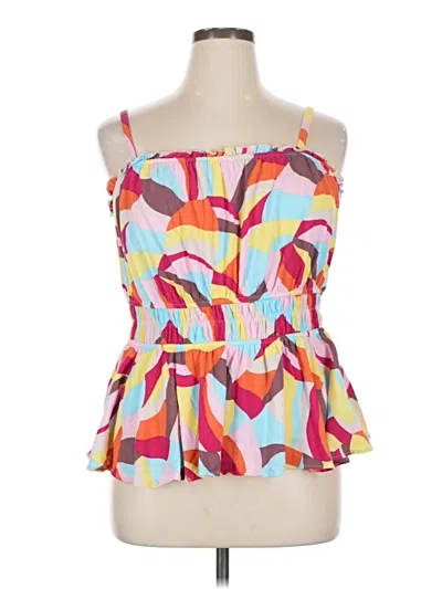Pre-owned Torrid Sleeveless Blouse In Orange