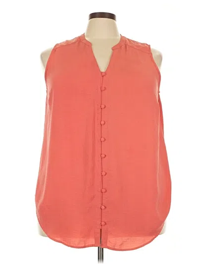Pre-owned Torrid Sleeveless Blouse In Orange