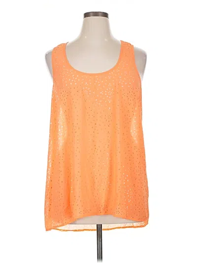Pre-owned Torrid Sleeveless Blouse In Orange