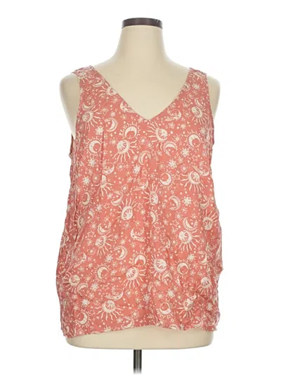 Pre-owned Torrid Sleeveless Blouse In Orange