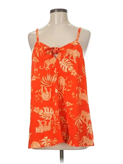 Torrid Sleeveless Blouse In Orange