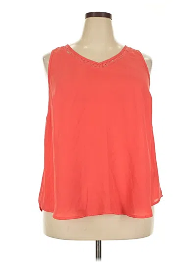 Pre-owned Torrid Sleeveless Blouse In Orange