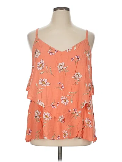 Pre-owned Torrid Sleeveless Blouse In Orange