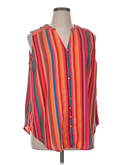 Pre-owned Torrid Sleeveless Blouse In Orange