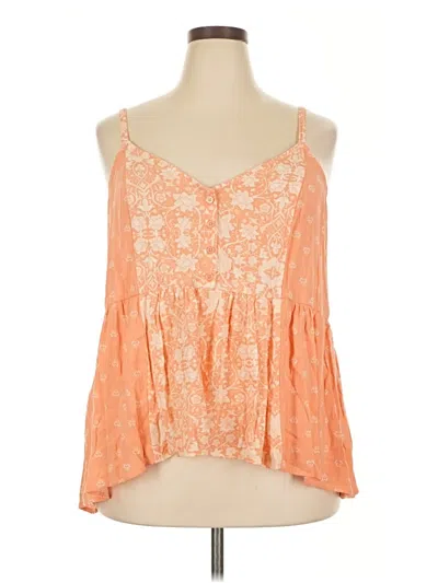 Pre-owned Torrid Sleeveless Blouse In Orange