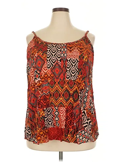 Pre-owned Torrid Sleeveless Blouse In Orange