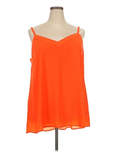 Pre-owned Torrid Sleeveless Blouse In Orange