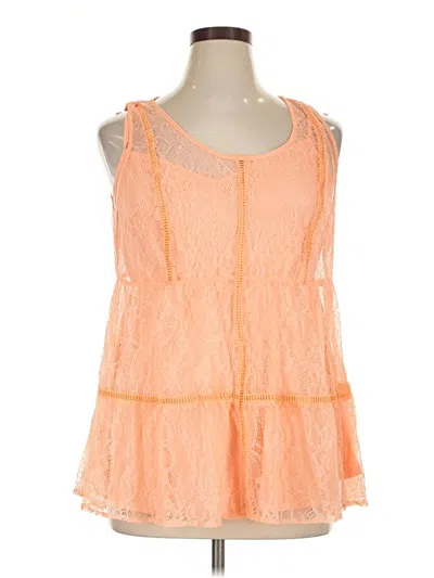 Pre-owned Torrid Sleeveless Blouse In Orange