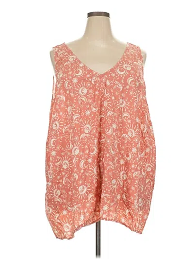 Torrid Sleeveless Blouse In Orange