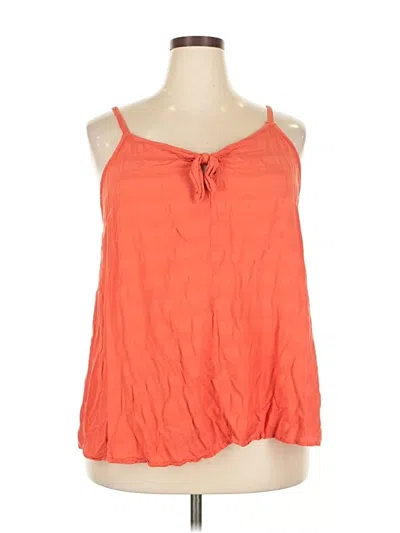 Pre-owned Torrid Sleeveless Blouse In Orange