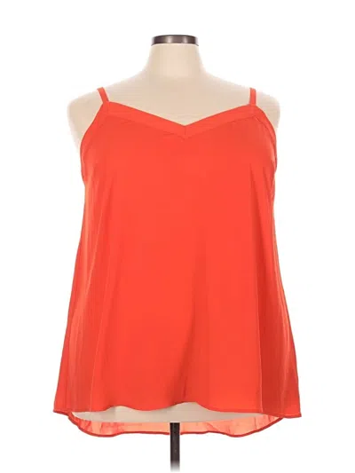 Pre-owned Torrid Sleeveless Blouse In Orange