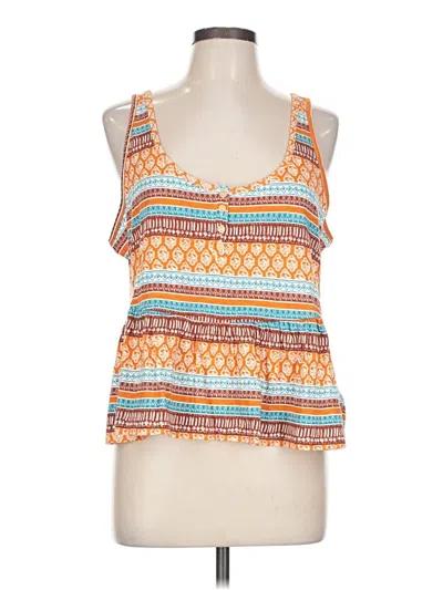 Pre-owned Torrid Sleeveless Blouse In Orange