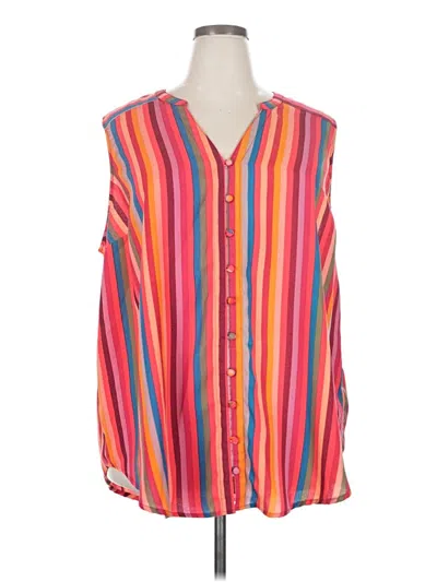Pre-owned Torrid Sleeveless Blouse In Orange