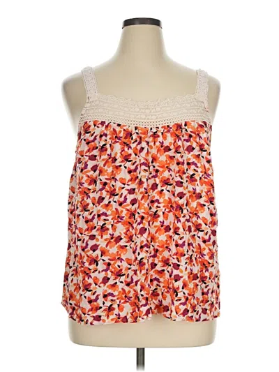 Torrid Sleeveless Blouse In Orange