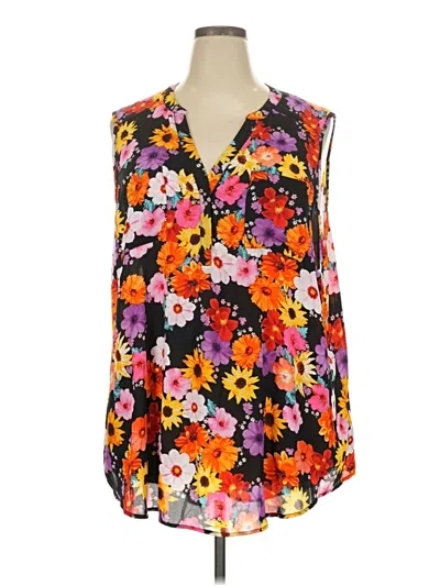 Pre-owned Torrid Sleeveless Blouse In Orange