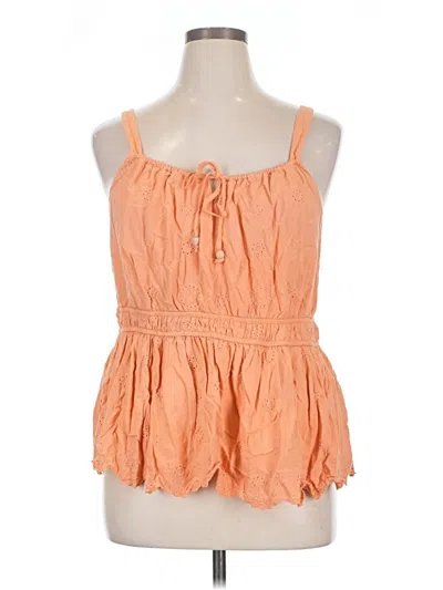 Pre-owned Torrid Sleeveless Blouse In Orange