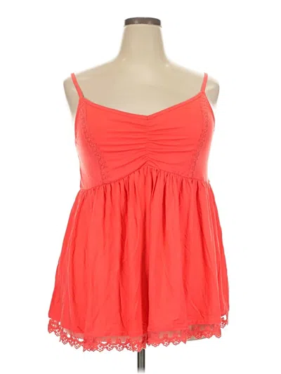 Pre-owned Torrid Sleeveless Blouse In Orange