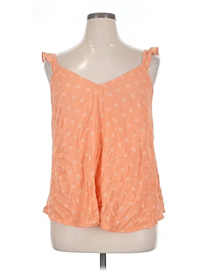 Torrid Sleeveless Blouse In Orange
