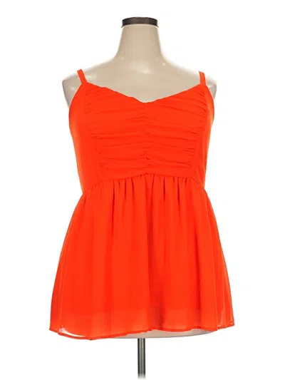 Pre-owned Torrid Sleeveless Blouse In Orange