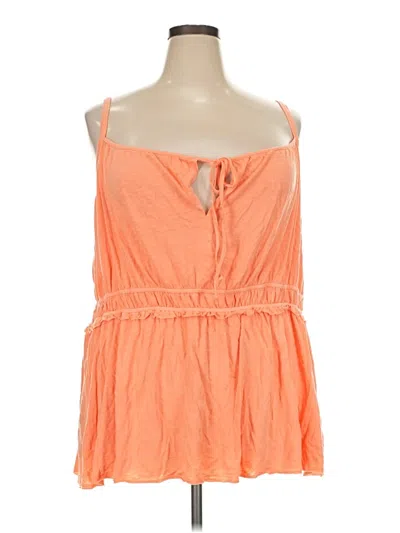 Pre-owned Torrid Sleeveless Blouse In Orange