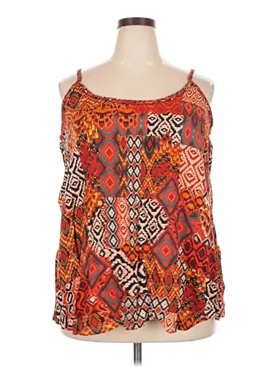 Pre-owned Torrid Sleeveless Blouse In Orange