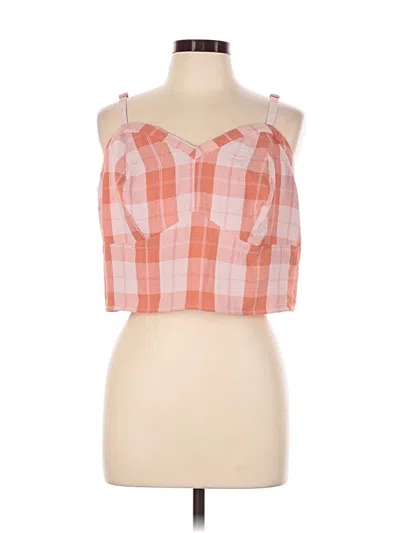 Pre-owned Torrid Sleeveless Blouse In Orange