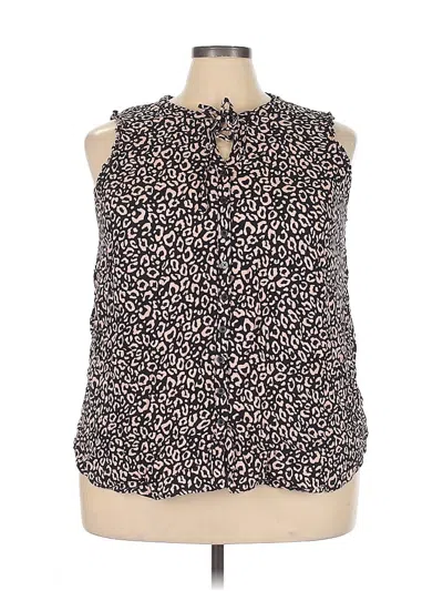 Pre-owned Torrid Sleeveless Blouse In Pink