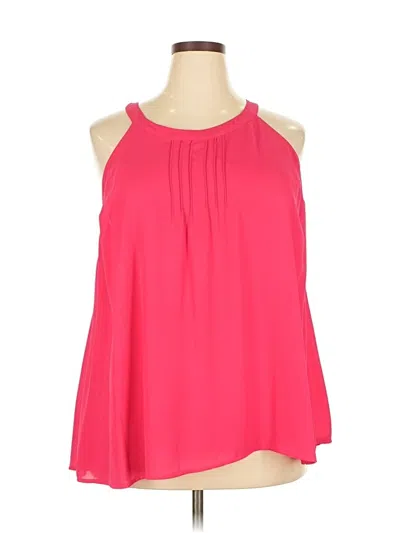 Pre-owned Torrid Sleeveless Blouse In Pink