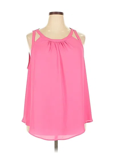 Pre-owned Torrid Sleeveless Blouse In Pink