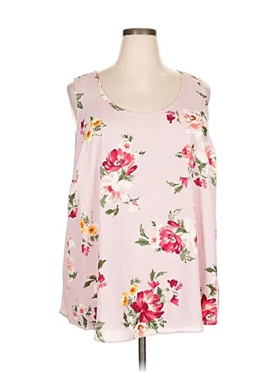 Pre-owned Torrid Sleeveless Blouse In Pink