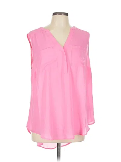 Pre-owned Torrid Sleeveless Blouse In Pink