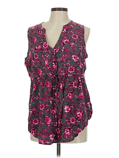 Pre-owned Torrid Sleeveless Blouse In Pink