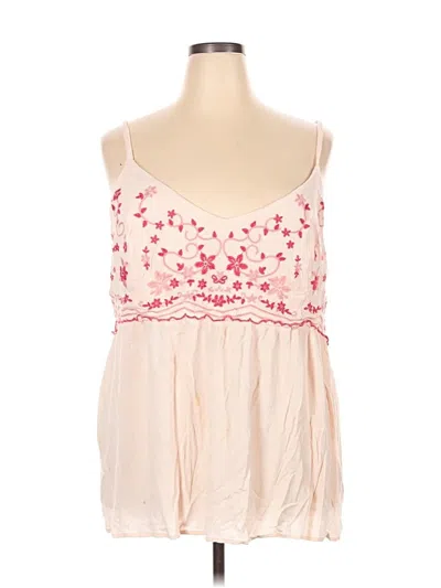 Pre-owned Torrid Sleeveless Blouse In Pink