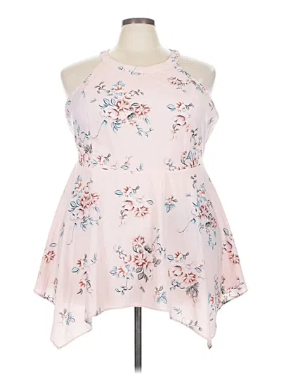 Pre-owned Torrid Sleeveless Blouse In Pink