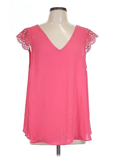 Torrid Sleeveless Blouse In Pink