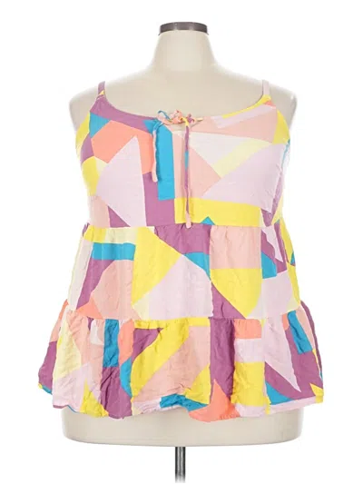 Pre-owned Torrid Sleeveless Blouse In Pink