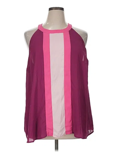 Pre-owned Torrid Sleeveless Blouse In Pink