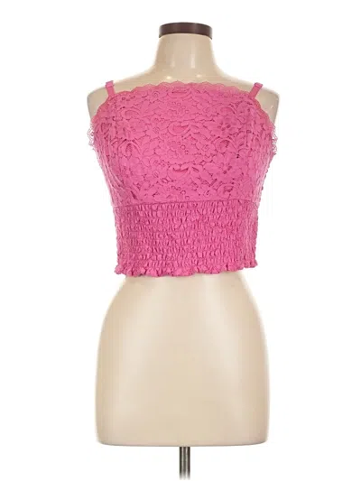 Pre-owned Torrid Sleeveless Blouse In Pink