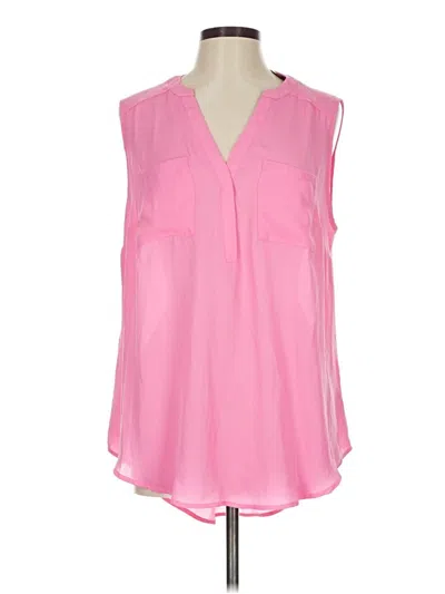 Pre-owned Torrid Sleeveless Blouse In Pink