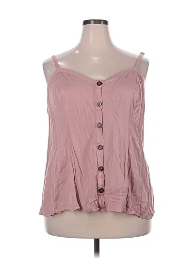Pre-owned Torrid Sleeveless Blouse In Pink