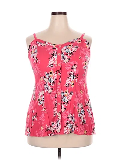 Pre-owned Torrid Sleeveless Blouse In Pink