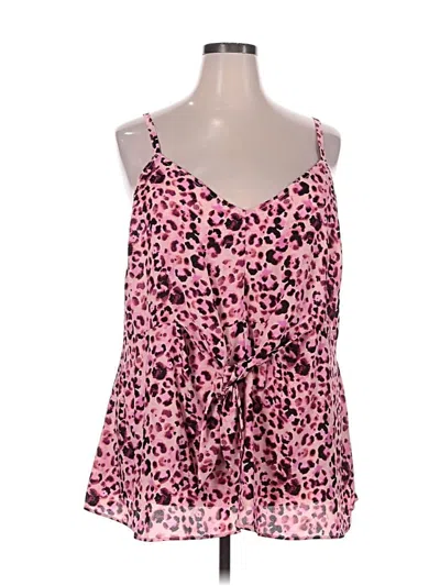 Torrid Sleeveless Blouse In Pink