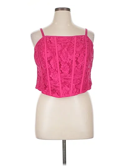 Pre-owned Torrid Sleeveless Blouse In Pink