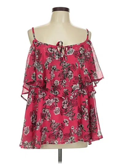 Pre-owned Torrid Sleeveless Blouse In Pink