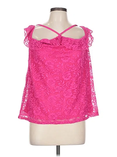 Torrid Sleeveless Blouse In Pink