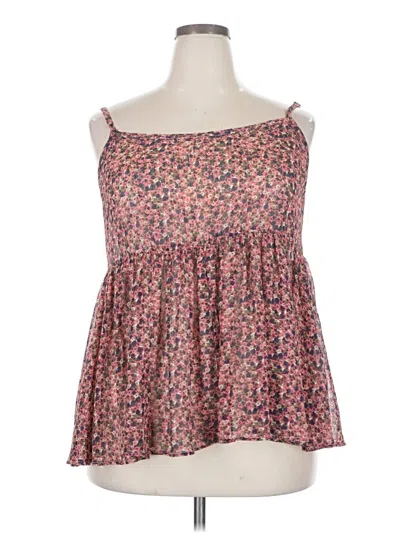 Pre-owned Torrid Sleeveless Blouse In Pink