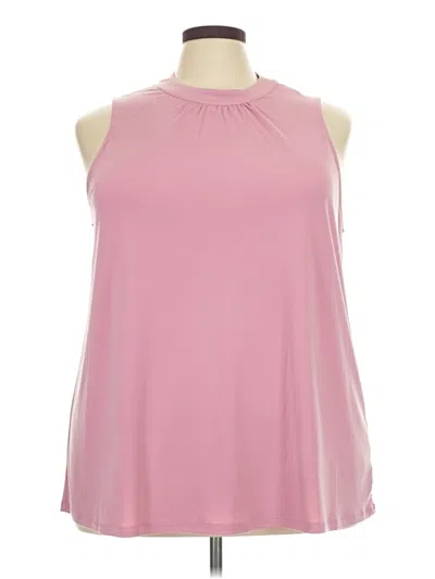 Torrid Sleeveless Blouse In Pink