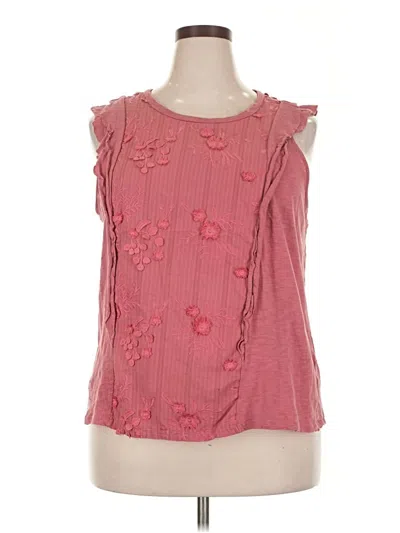 Pre-owned Torrid Sleeveless Blouse In Pink