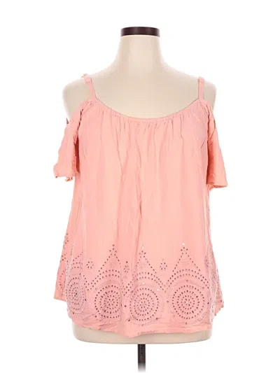 Pre-owned Torrid Sleeveless Blouse In Pink